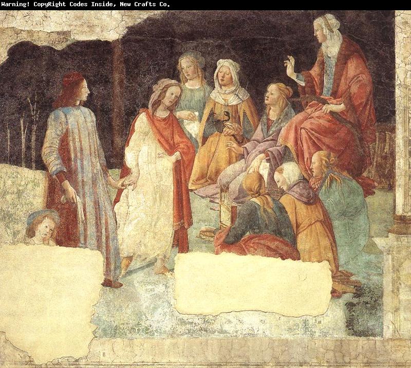 BOTTICELLI, Sandro Allegoric Painting (from Villa Lemmi)  hgjgh